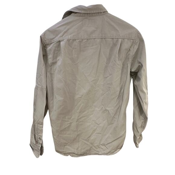 Filson Gray Sky Cotton Button-Up Work Shirt XS Rugged Outdoor Casual Style - Picture 2 of 8